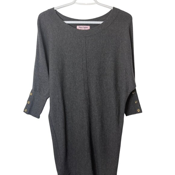 Juicy Couture grey dolman sweater dress size XS - Picture 3 of 9